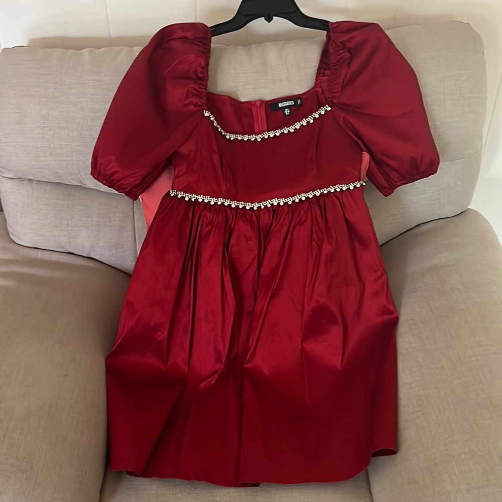 Missguided red dress